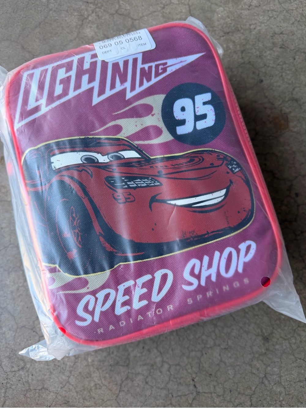 Disney Lightning McQueen CARS Red Kids Lunchboxes
